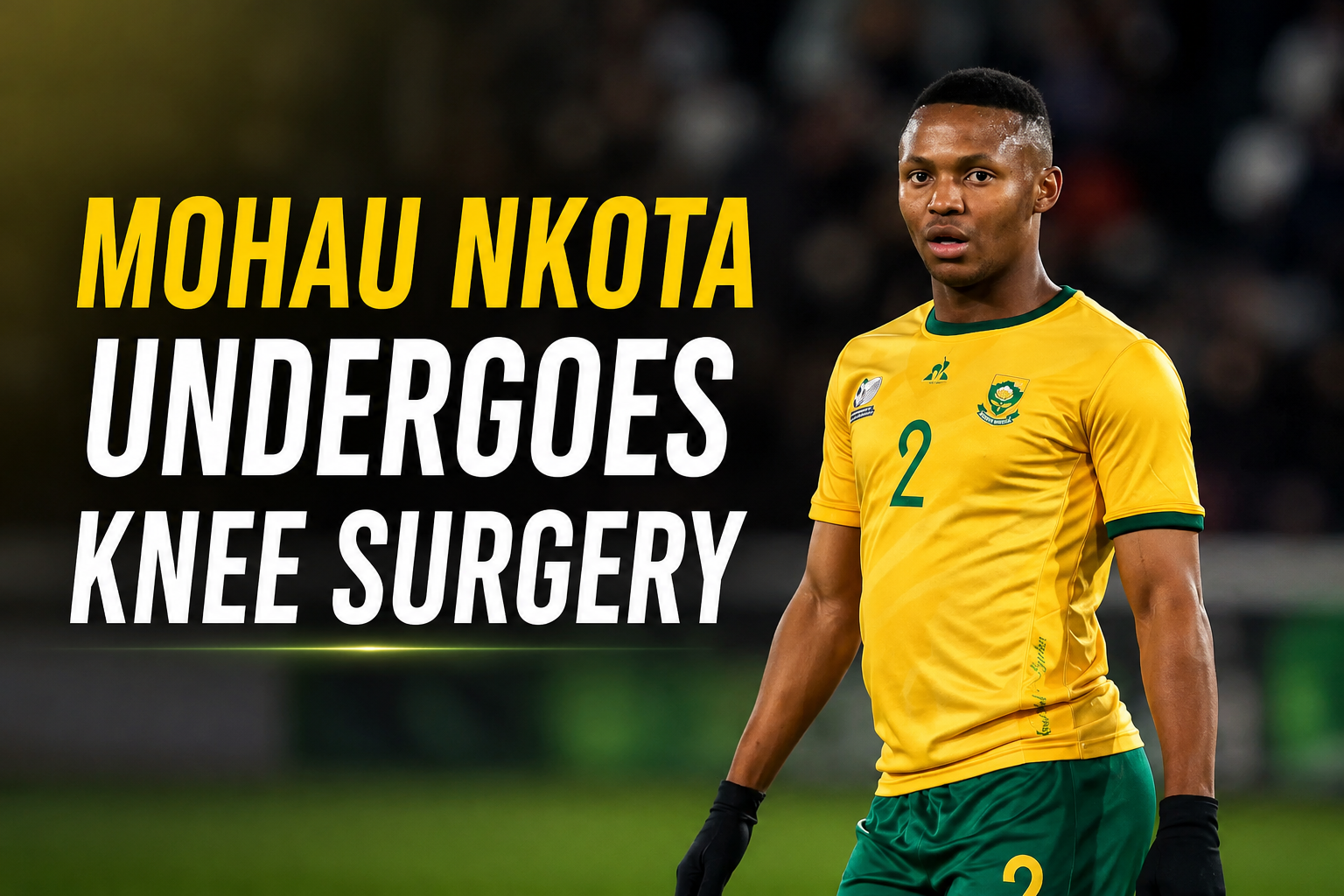 Mohau Nkota has undergone knee surgery