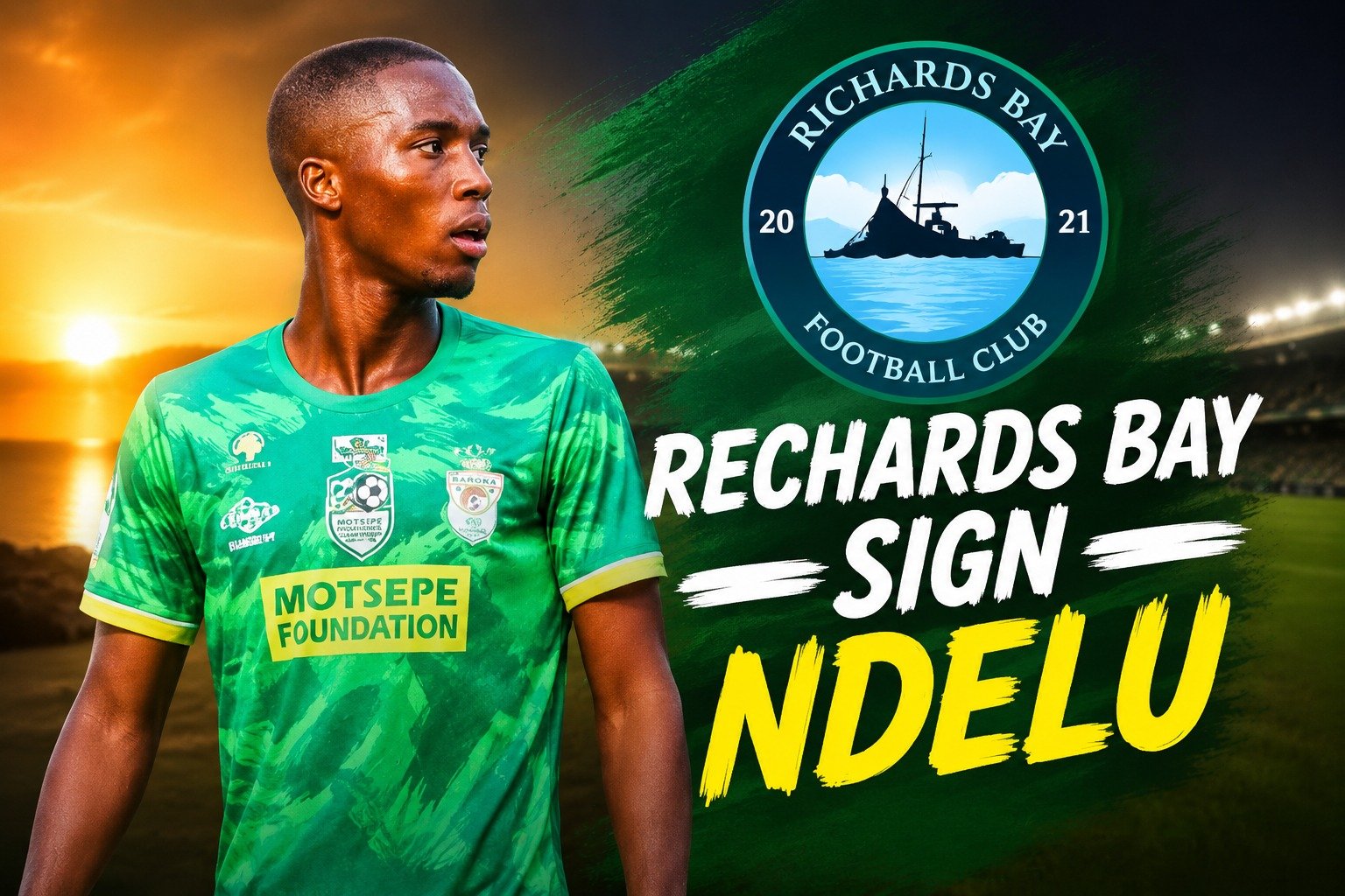 Richards Bay Sign Thamsanqa Ndelu